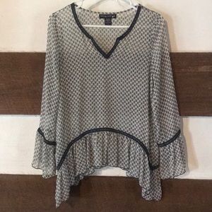 Long sleeved boho blouse